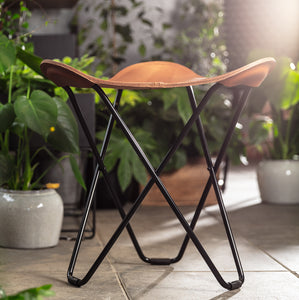 Leather Stool - Pampa Flying Goose
