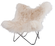 Load image into Gallery viewer, Sheepskin Butterfly Chair - Iceland Mariposa